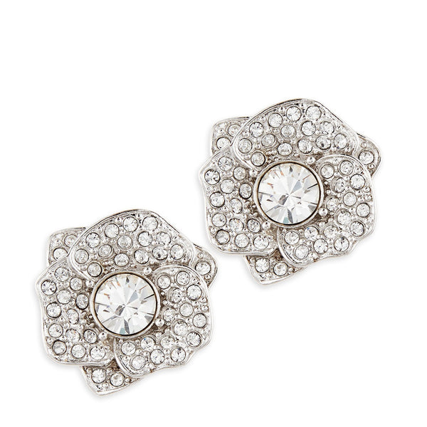 Kate spade new york crystal flower stud sales earrings