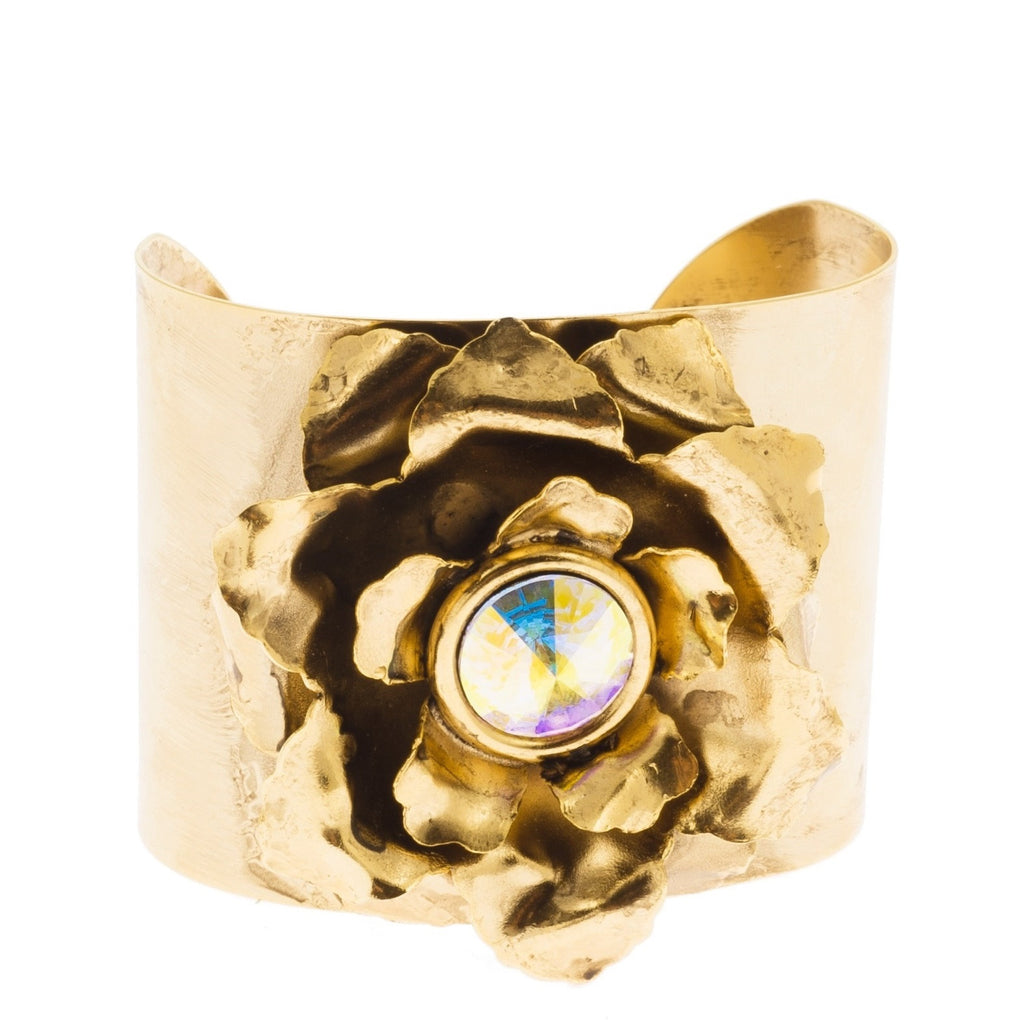 Anne Fontaine Perla Gold Cuff Front View