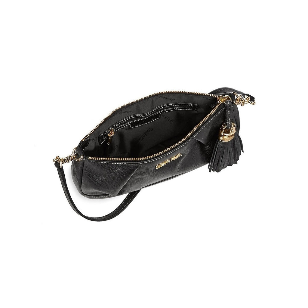 Calvin Klein Mary Tassel Zip Handbag Interior View