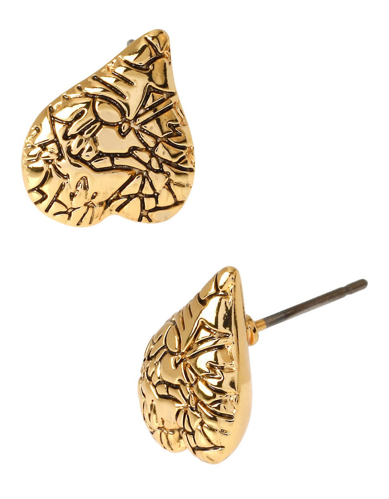 DIANE VON FURSTENBERG Heather Heart Stud Earrings