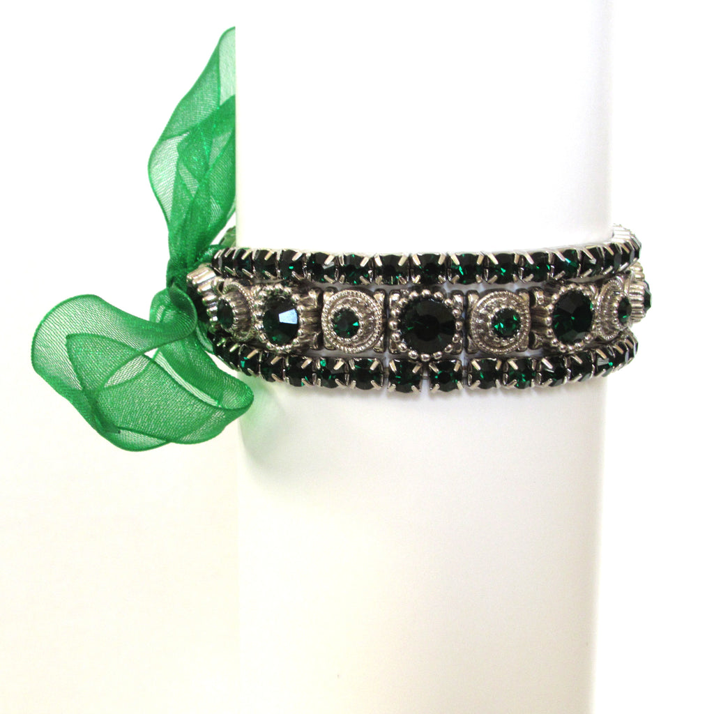 Emerald Green Bracelet Trio