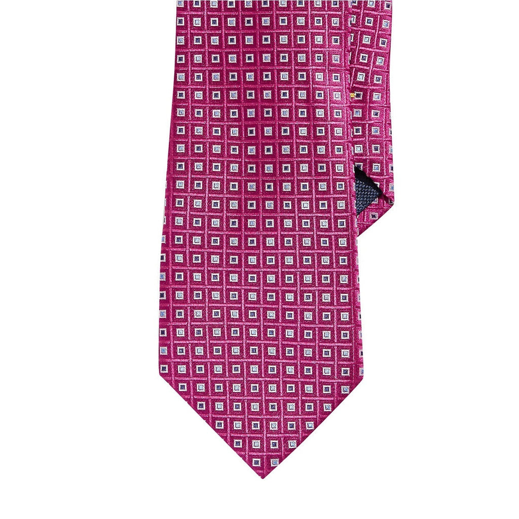 Nautica Foulard Silk Tie - Red